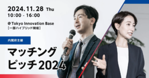 内閣府主催の公共調達促進イベント「マッチングピッチ2024」の登壇企業にLiquidが採択